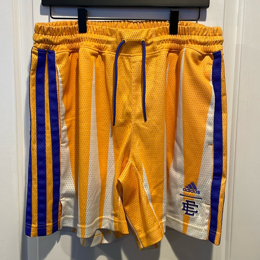Adidas Eric Emanual Hoops Summer Essentials Shorts.